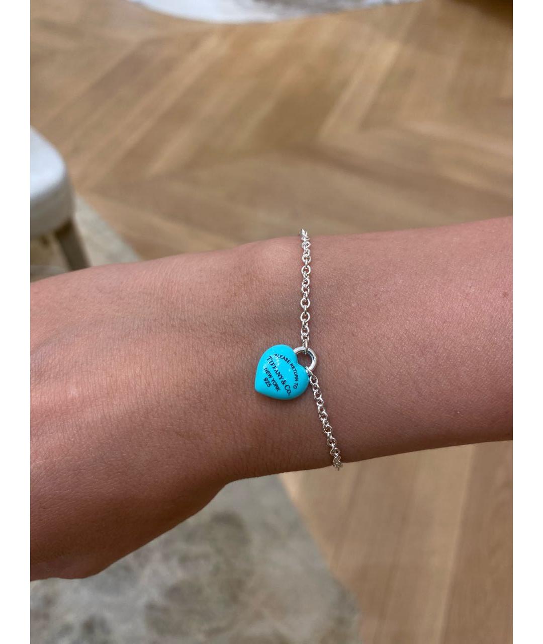 TIFFANY&CO Серебрянный серебряный браслет, фото 3