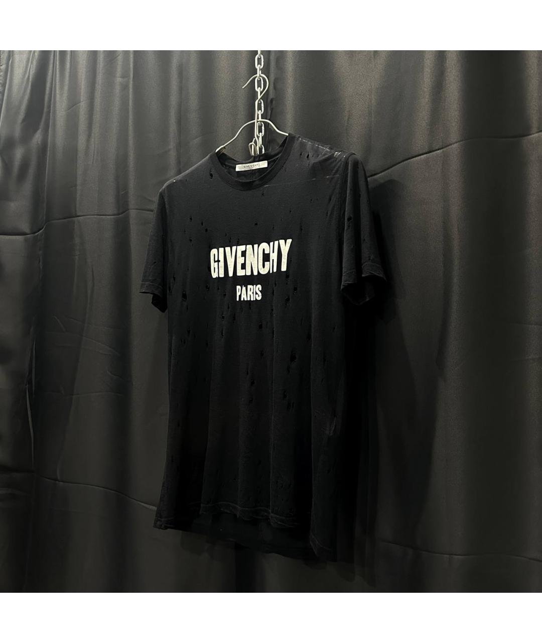 GIVENCHY Черная хлопковая майка, фото 3