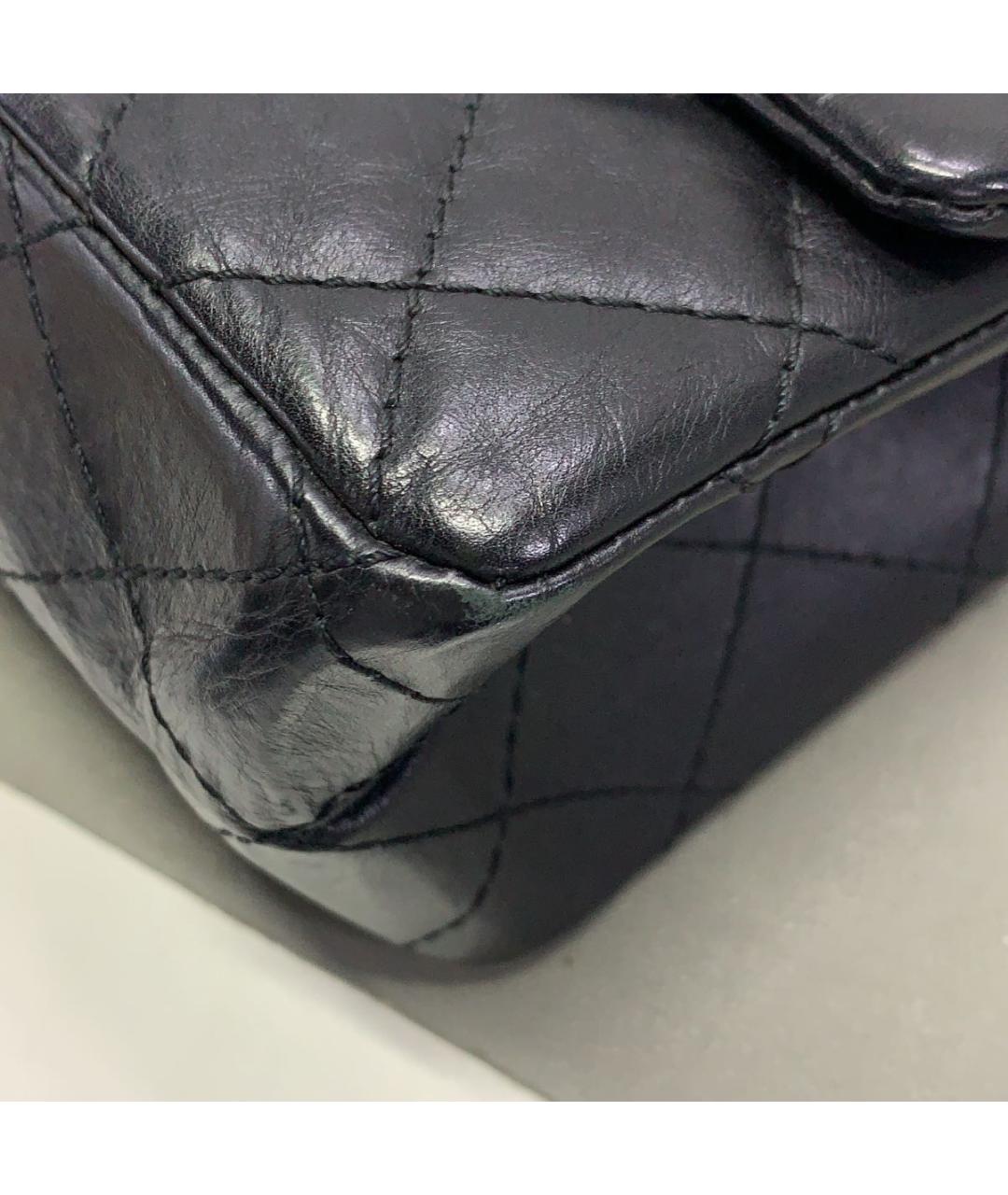 CHANEL Черная кожаная сумка тоут, фото 5