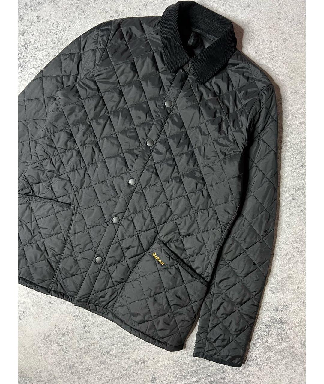 BARBOUR Черная полиэстеровая куртка, фото 4