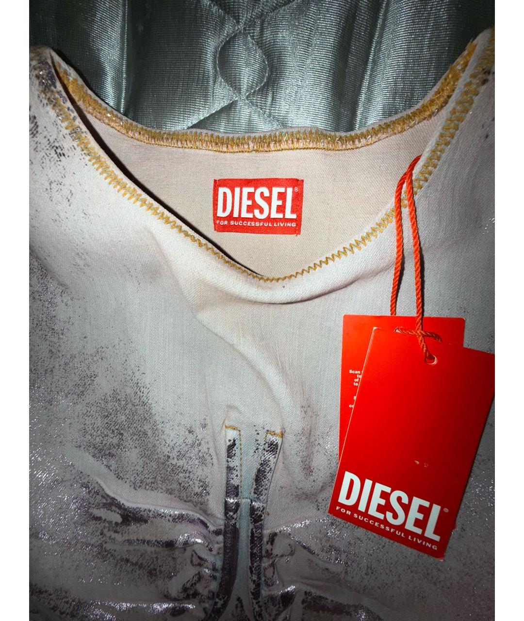 DIESEL Розовая хлопковая водолазка, фото 4