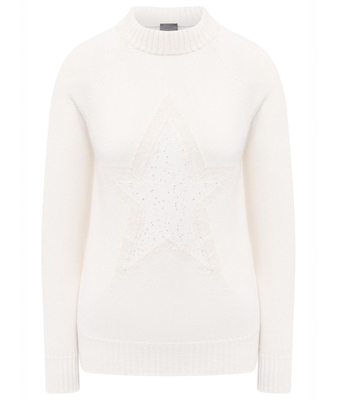 LORENA ANTONIAZZI Белый кашемировый джемпер / свитер, фото 1