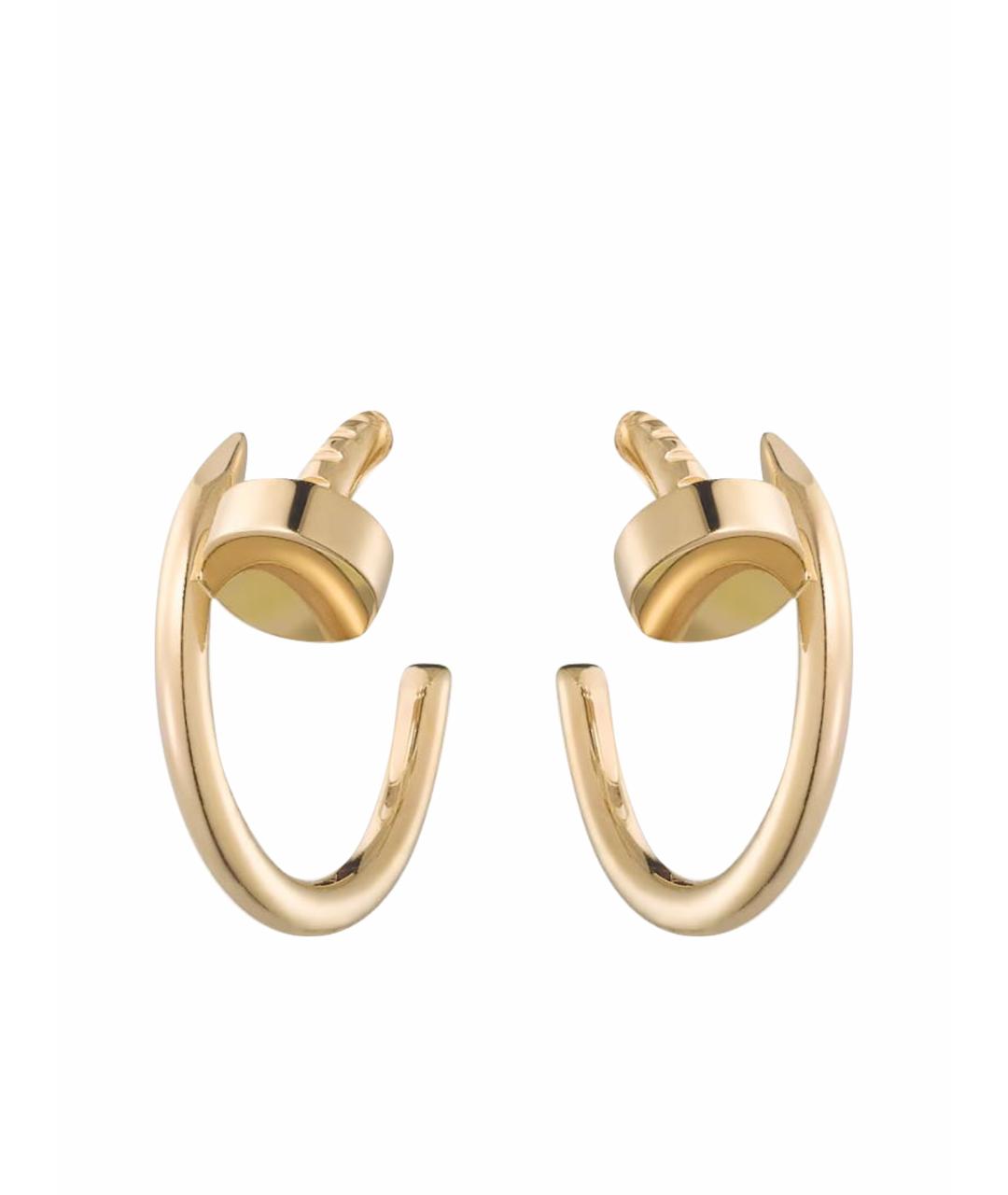 CARTIER Золотые серьги из желтого золота, фото 1