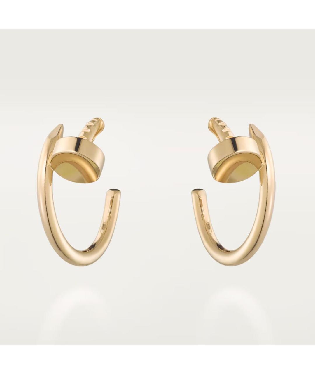 CARTIER Золотые серьги из желтого золота, фото 6