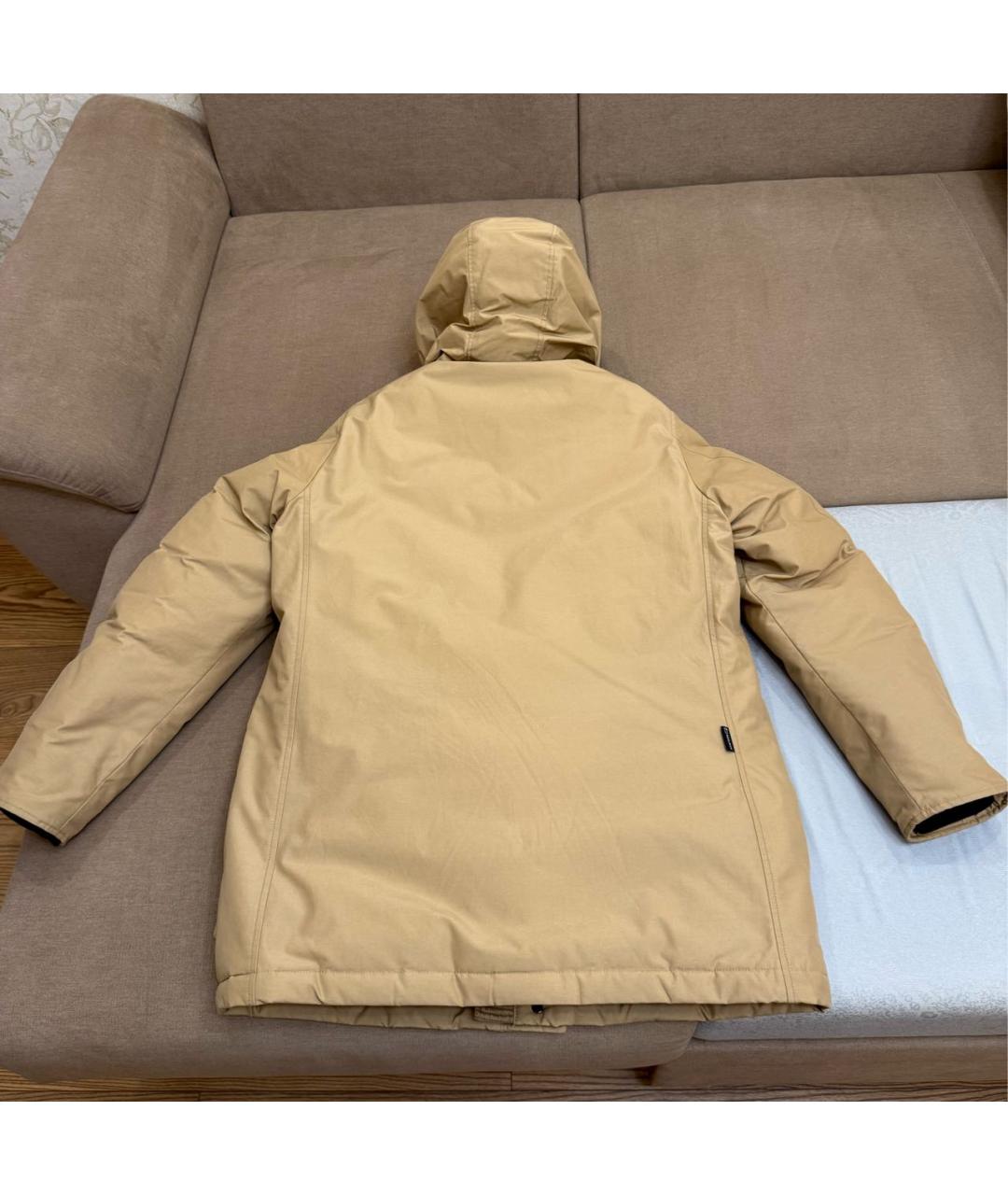 WOOLRICH Бежевая полиамидовая парка, фото 2