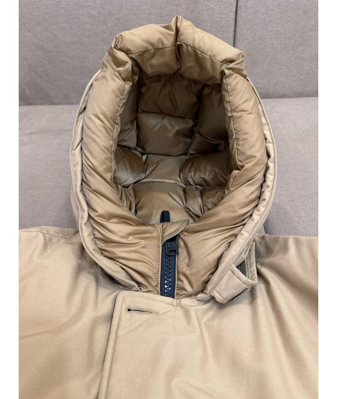 WOOLRICH Бежевая полиамидовая парка, фото 6