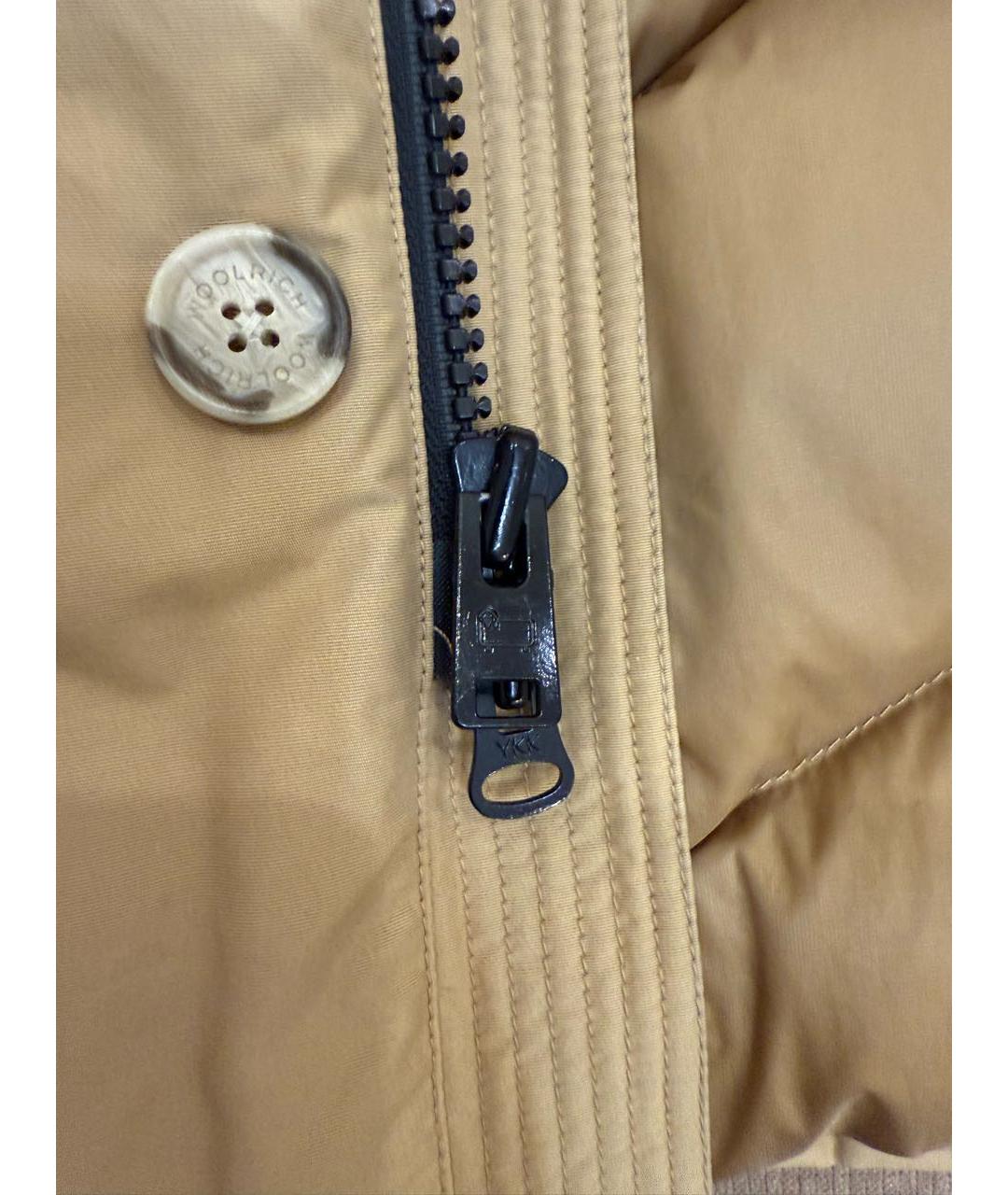 WOOLRICH Бежевая полиамидовая парка, фото 8