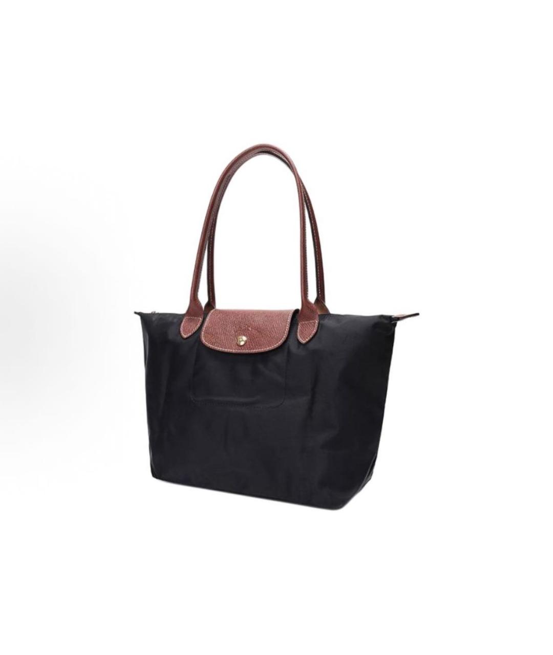 LONGCHAMP Черная сумка тоут, фото 3