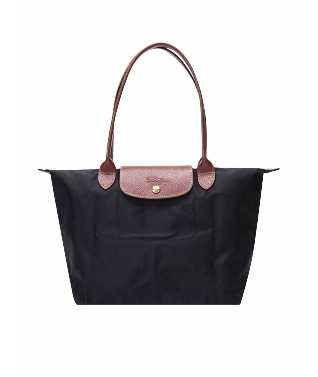 LONGCHAMP Черная сумка тоут, фото 4