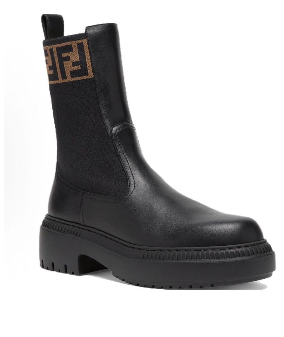 FENDI Черные брогги и оксфорды, фото 2