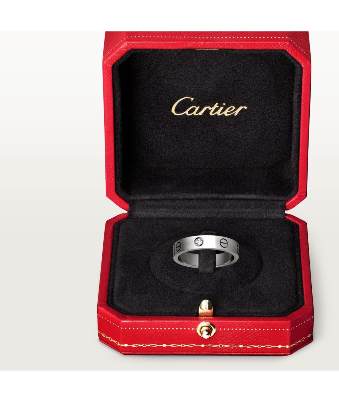 CARTIER Белое кольцо из белого золота, фото 7