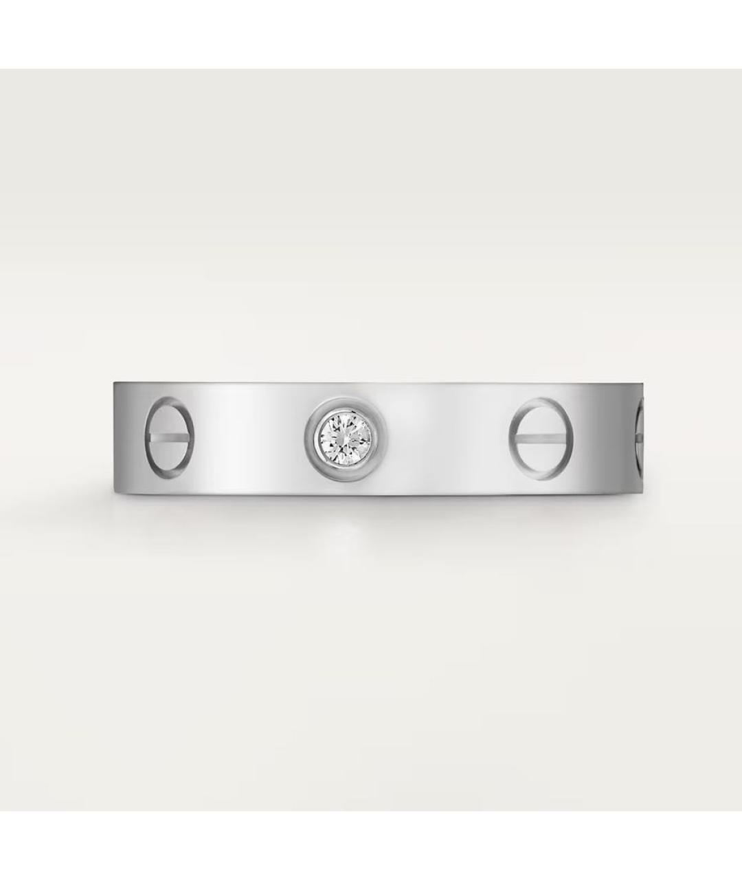 CARTIER Белое кольцо из белого золота, фото 6