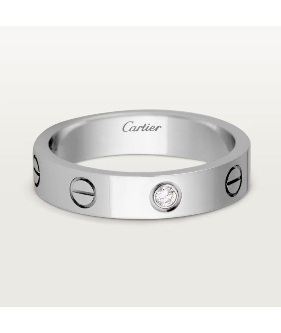 CARTIER Белое кольцо из белого золота, фото 9