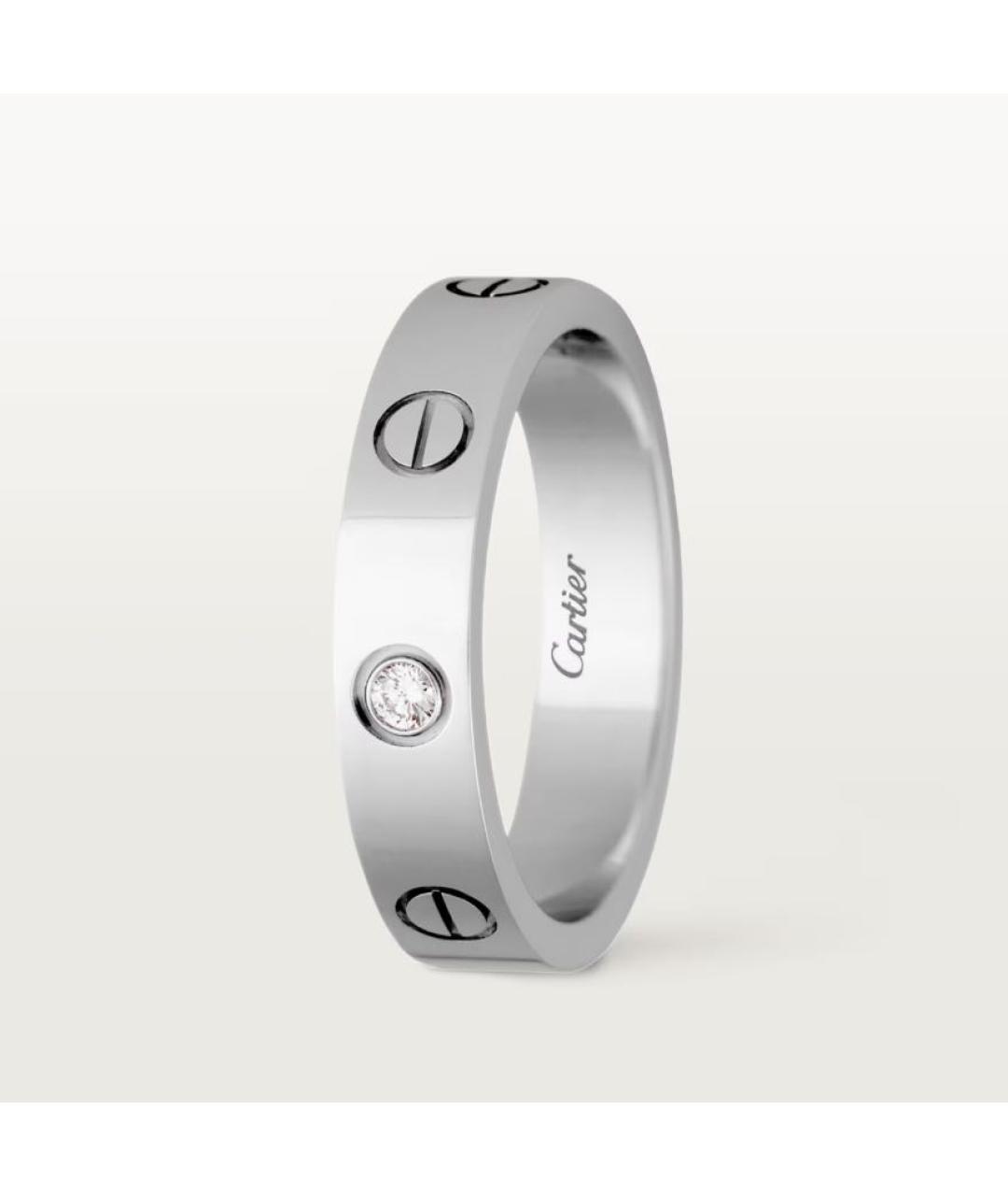 CARTIER Белое кольцо из белого золота, фото 2