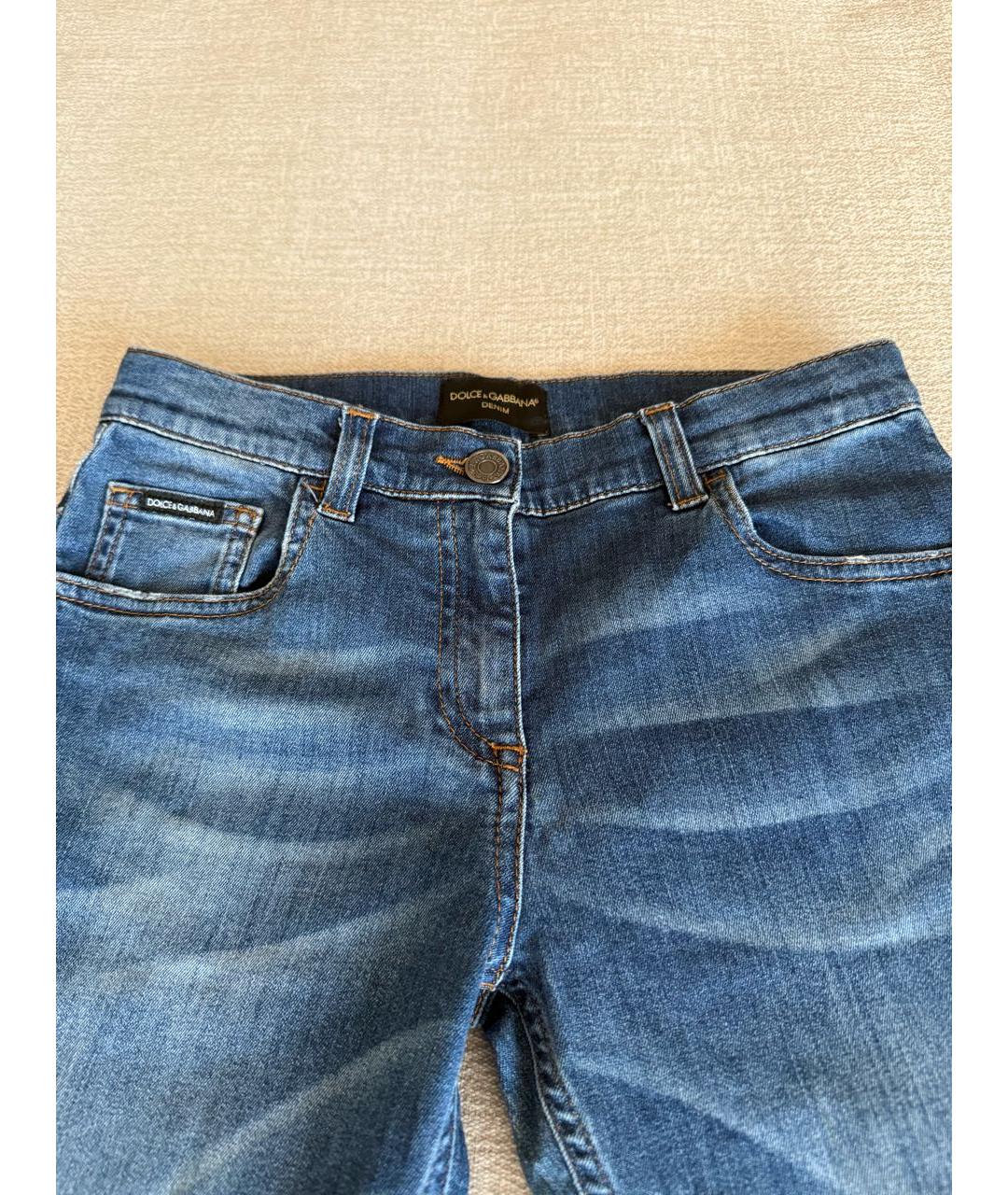 DOLCE & GABBANA KIDS Синие деним детские джинсы, фото 3