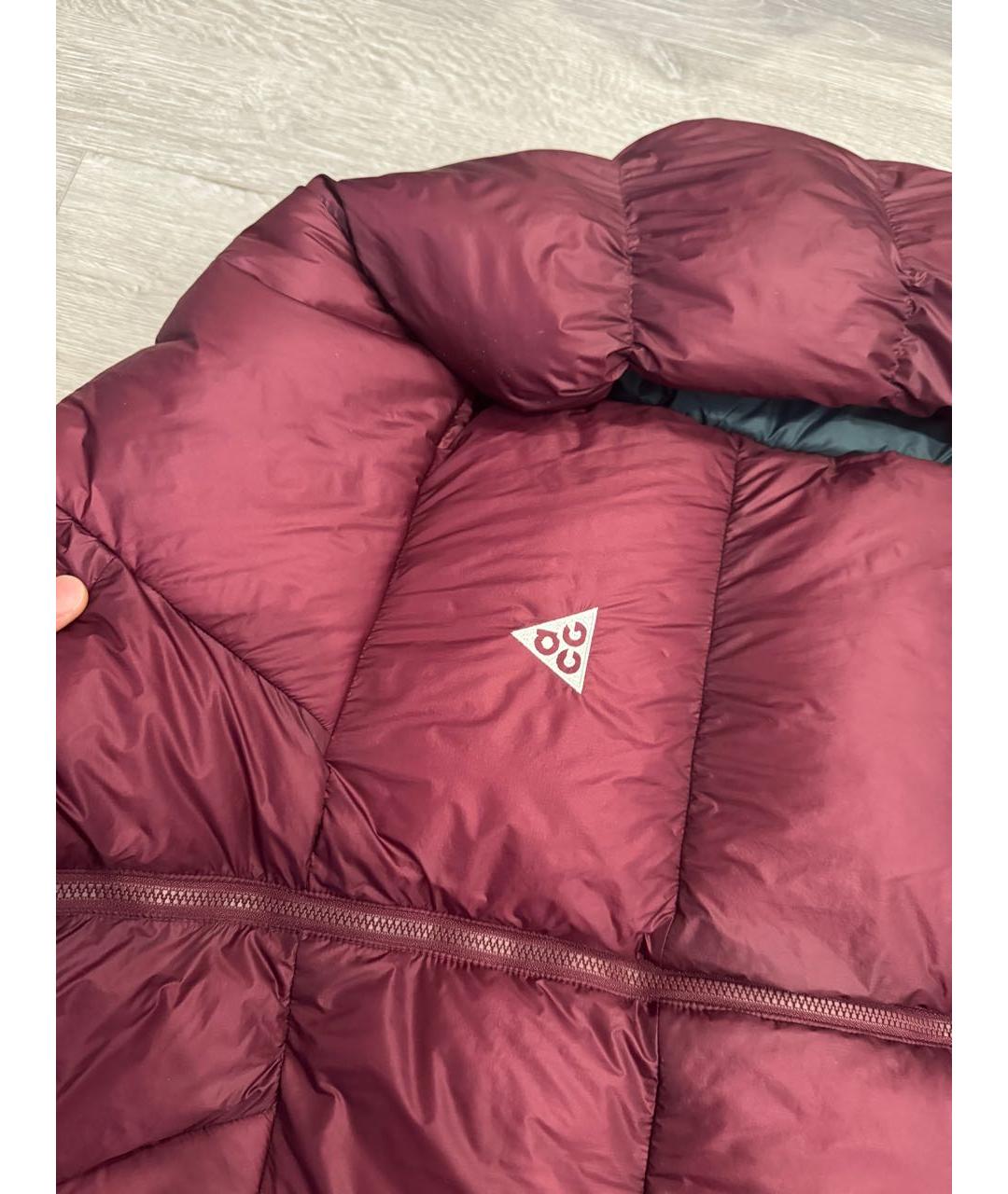 NIKE ACG Бордовый пуховик, фото 2