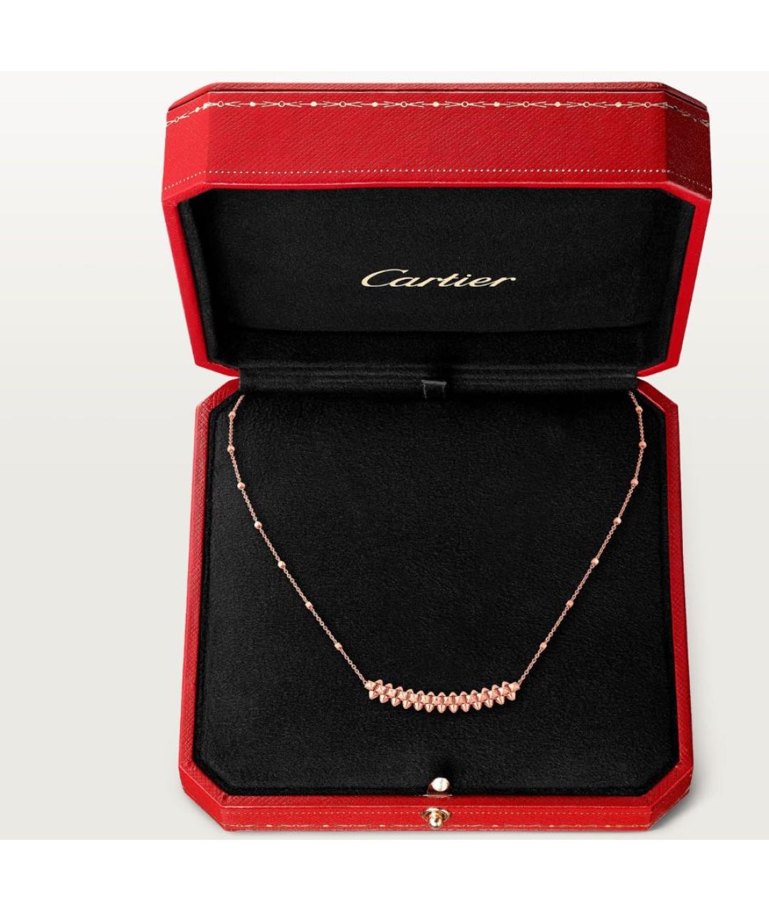 CARTIER Розовая цепочка из розового золота, фото 6