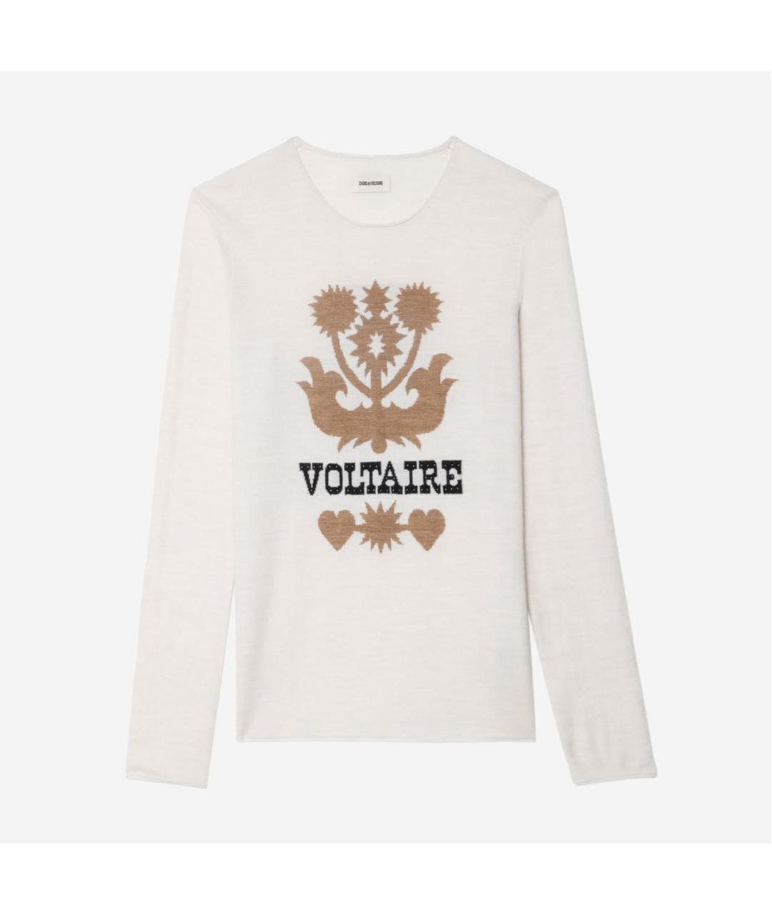 ZADIG & VOLTAIRE Белый шерстяной джемпер / свитер, фото 5