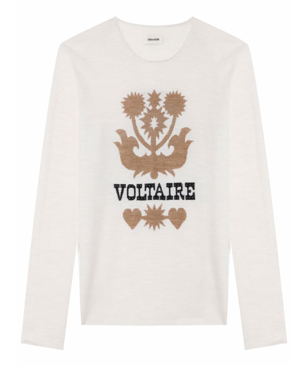 ZADIG & VOLTAIRE Белый шерстяной джемпер / свитер, фото 1