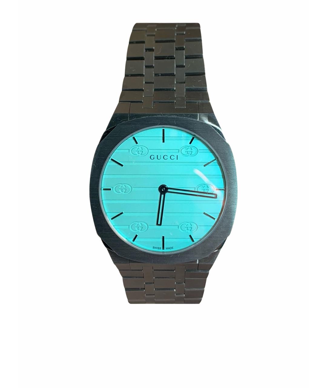 GUCCI Голубые часы, фото 1
