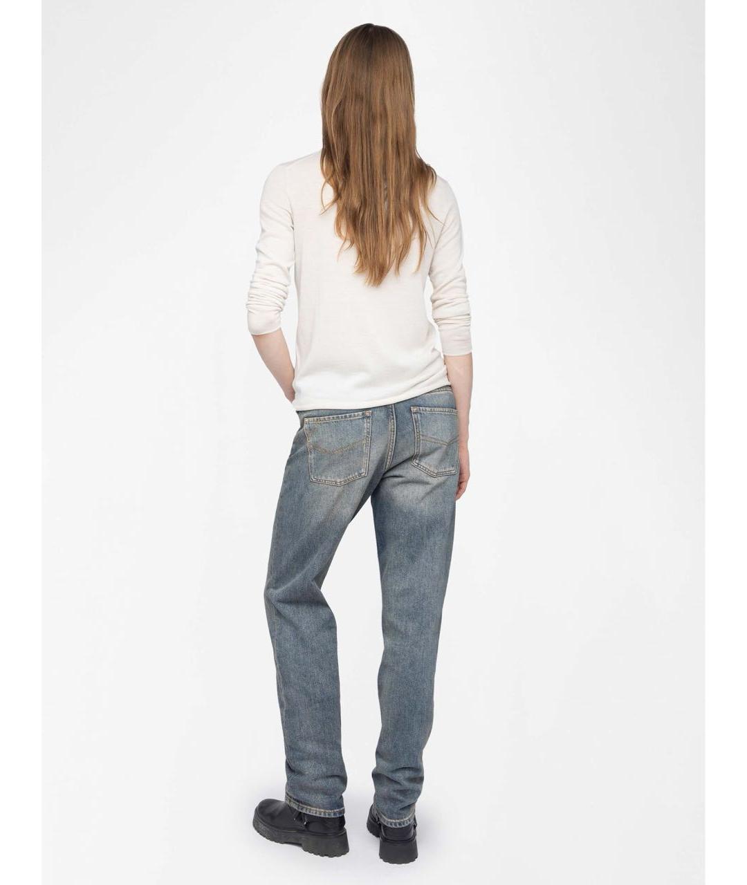 ZADIG & VOLTAIRE Белый шерстяной джемпер / свитер, фото 3