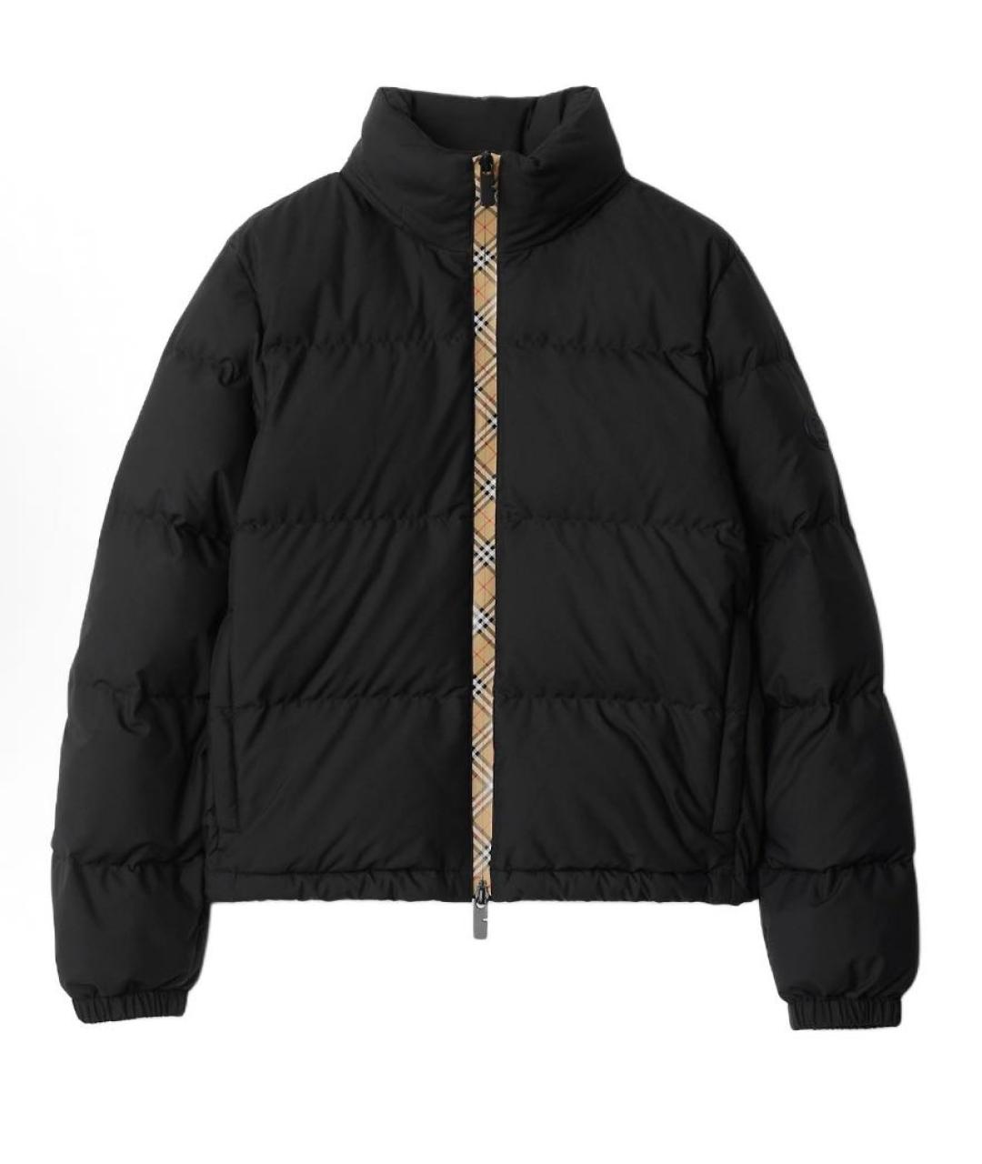 BURBERRY Черный пуховик, фото 1