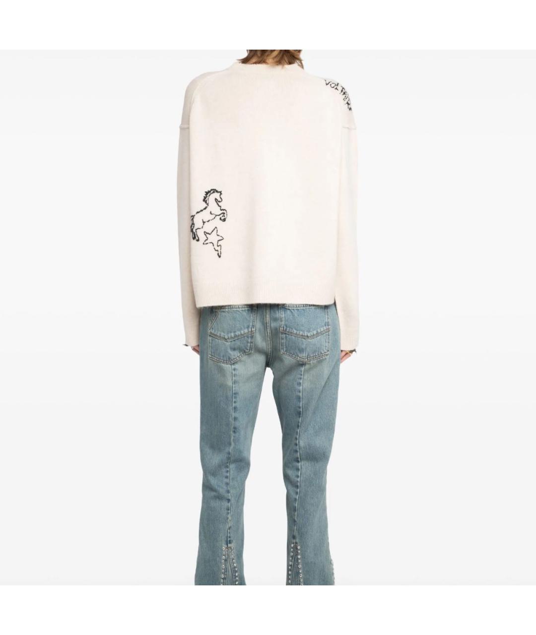 ZADIG & VOLTAIRE Бежевый кашемировый джемпер / свитер, фото 3