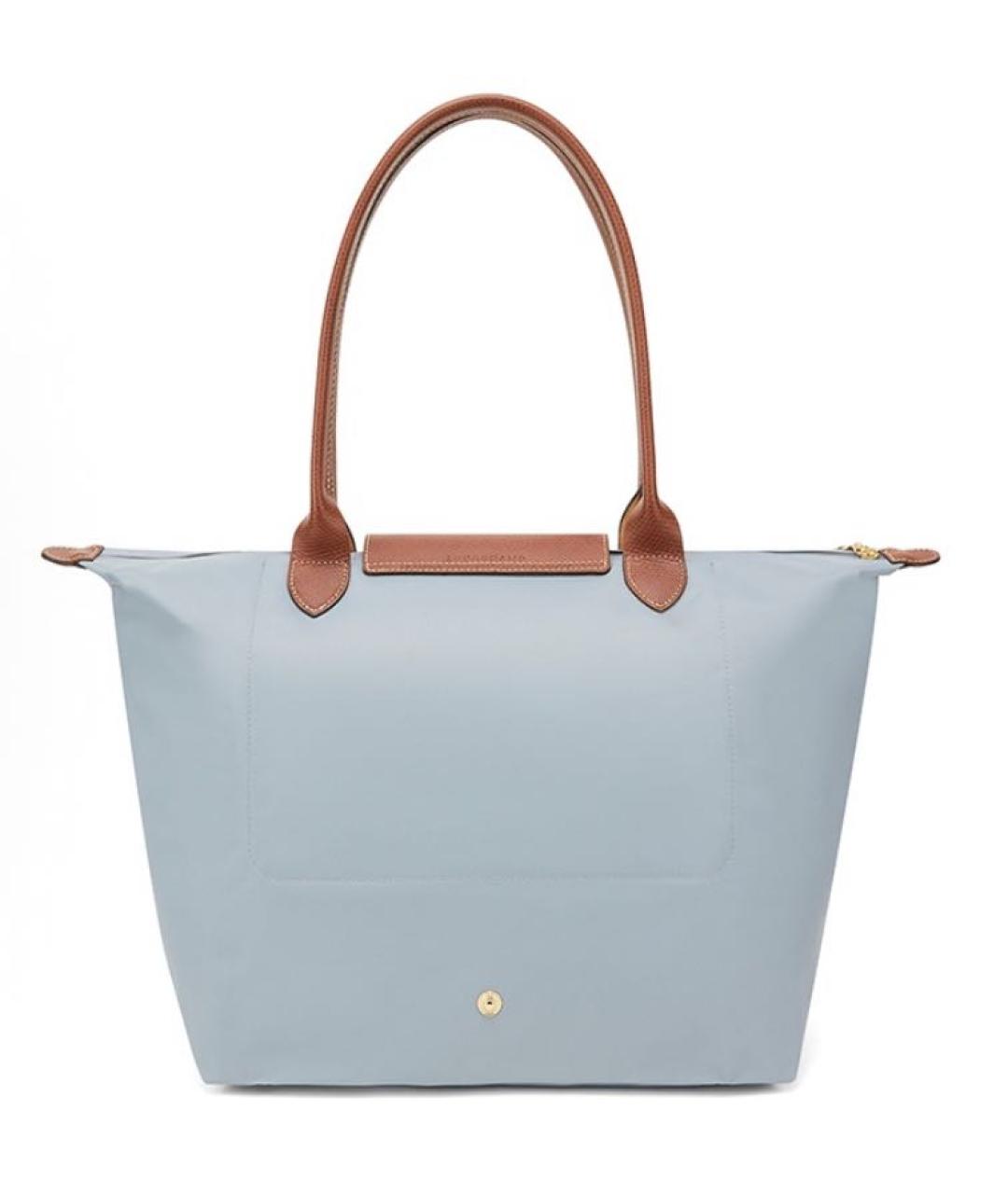 LONGCHAMP Голубая сумка тоут, фото 4