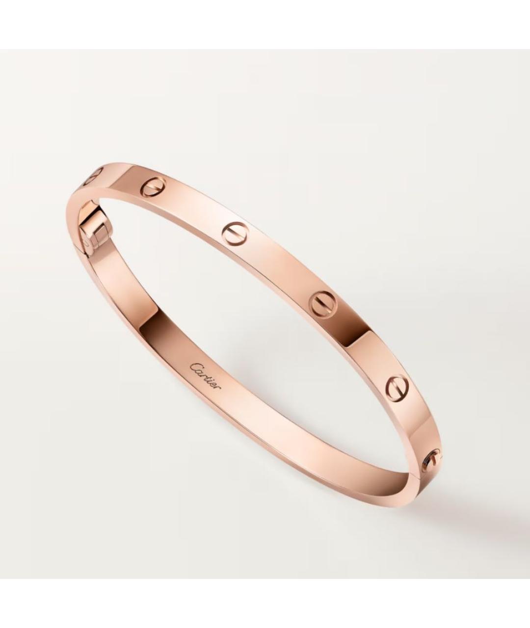 CARTIER Розовый браслет из розового золота, фото 2