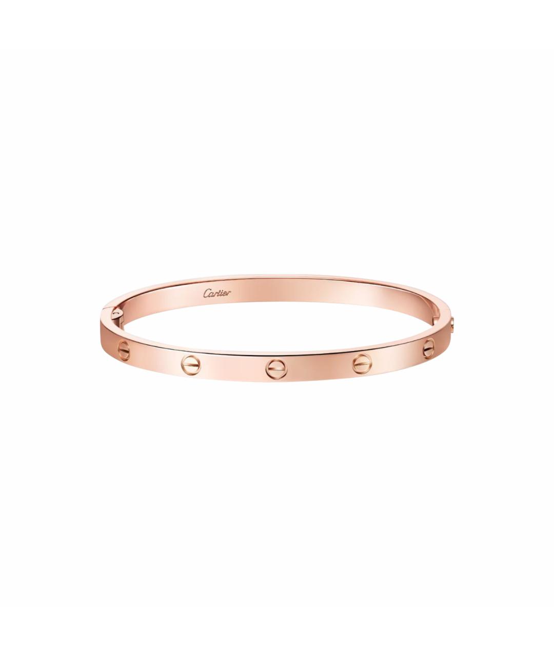 CARTIER Розовый браслет из розового золота, фото 9