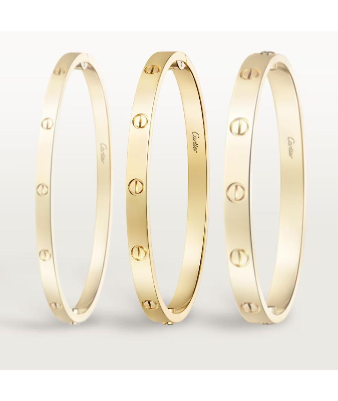 CARTIER Золотой браслет из желтого золота, фото 7