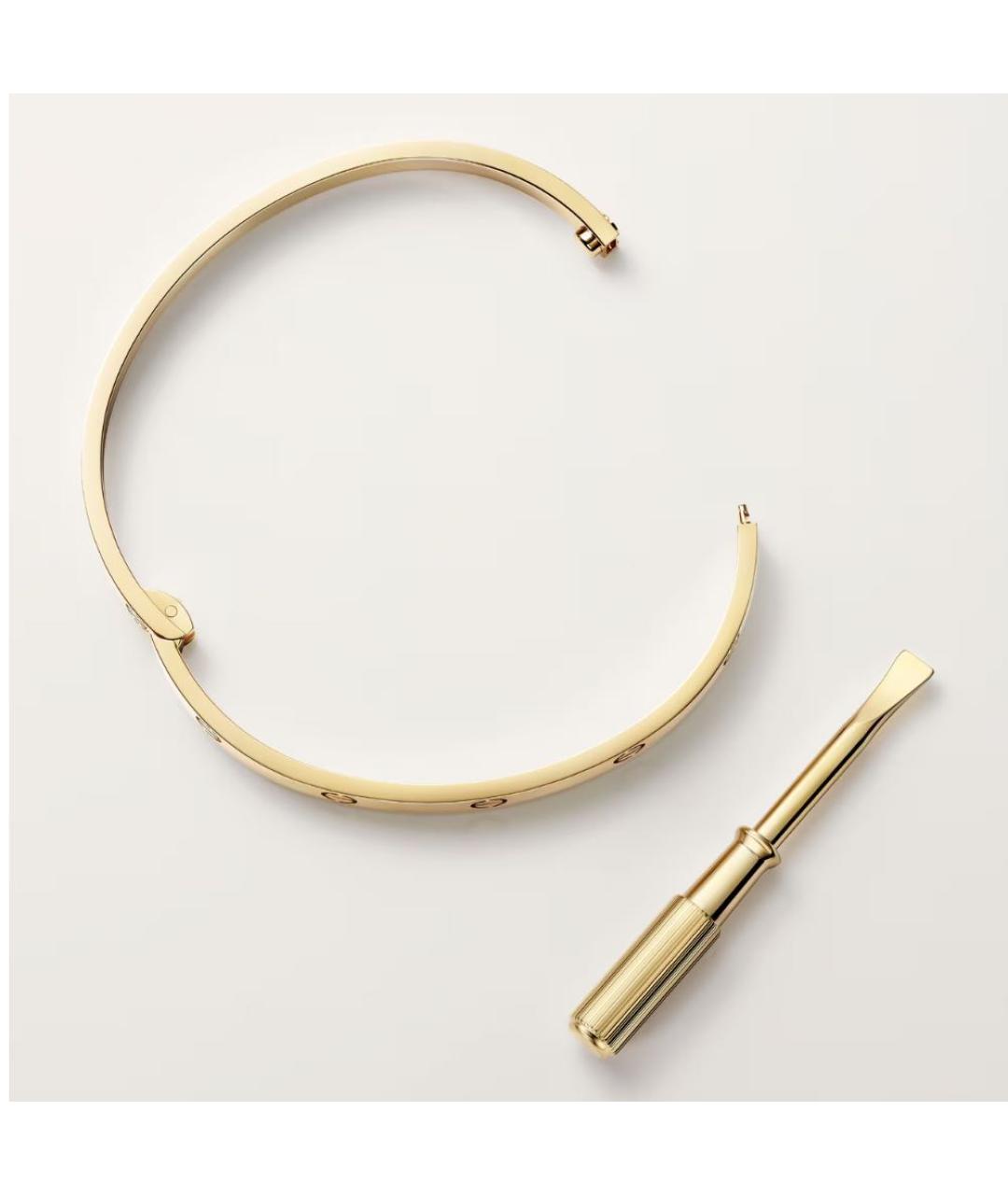 CARTIER Золотой браслет из желтого золота, фото 4