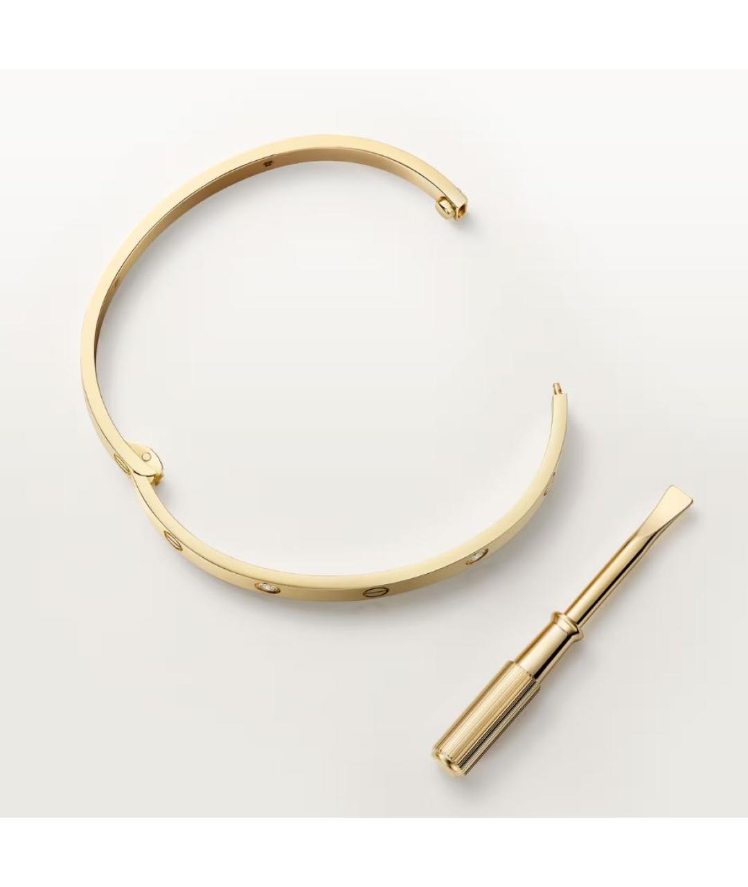 CARTIER Золотой браслет из желтого золота, фото 4
