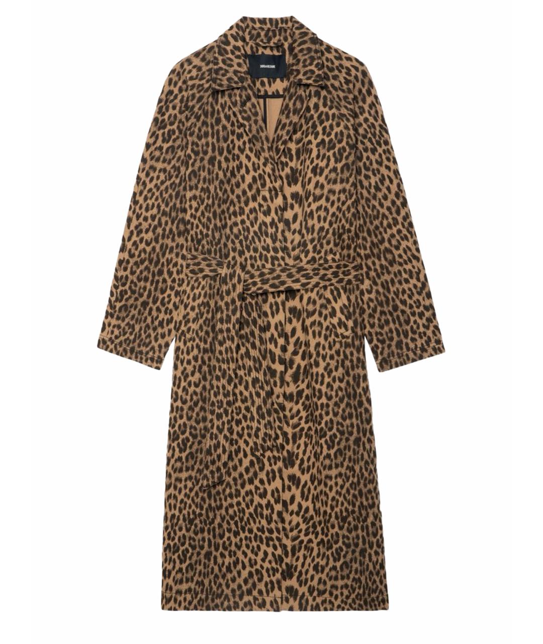ZADIG & VOLTAIRE Коричневое хлопковое пальто, фото 1
