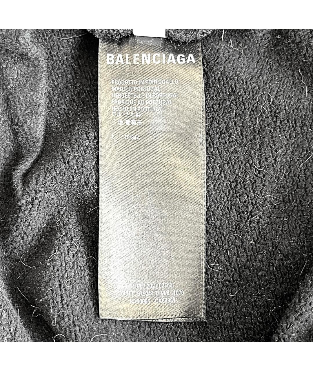 BALENCIAGA Черные хлопковые повседневные брюки, фото 7