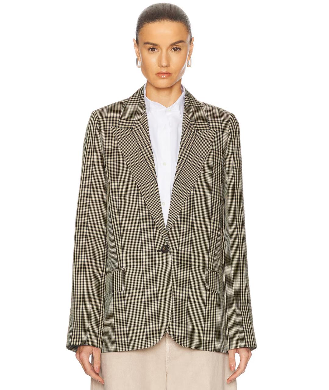ACNE STUDIOS Бежевый жакет/пиджак, фото 4