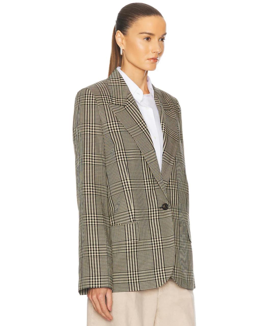 ACNE STUDIOS Бежевый жакет/пиджак, фото 5