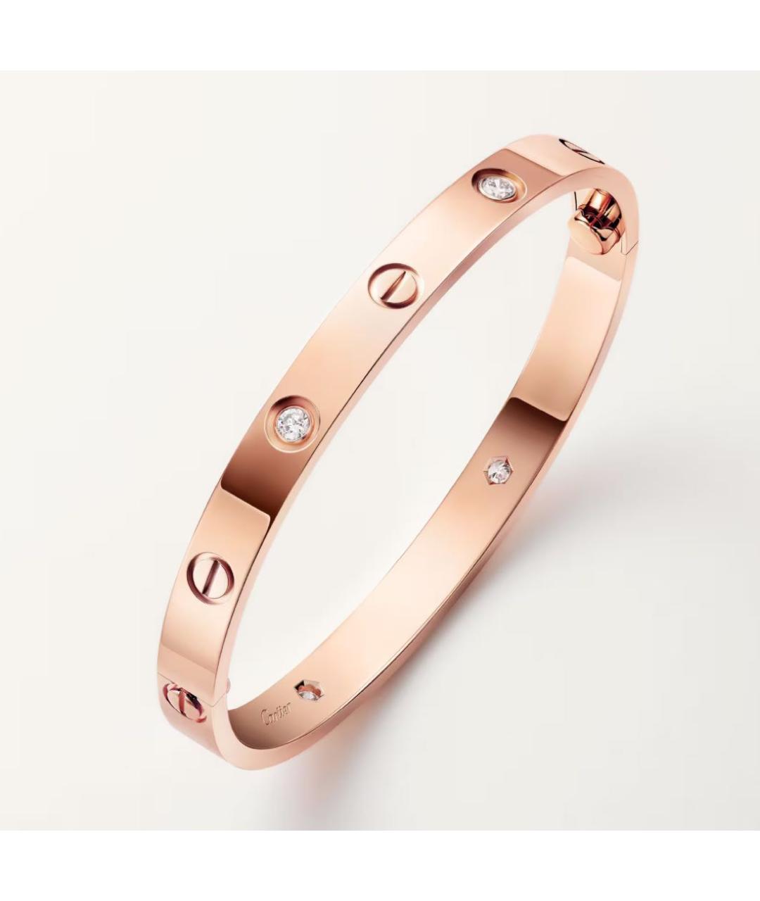 CARTIER Розовый браслет из розового золота, фото 2