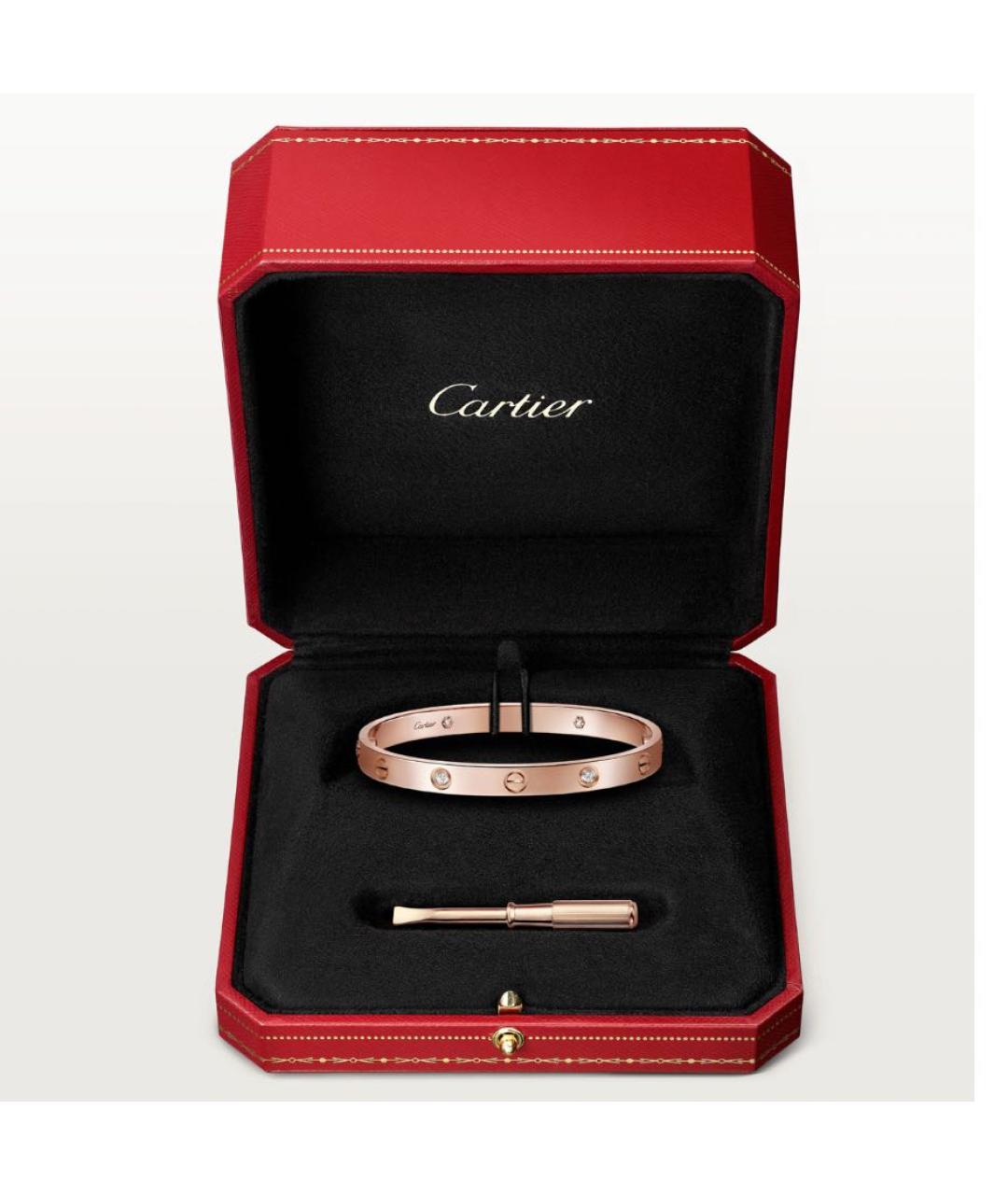 CARTIER Розовый браслет из розового золота, фото 7