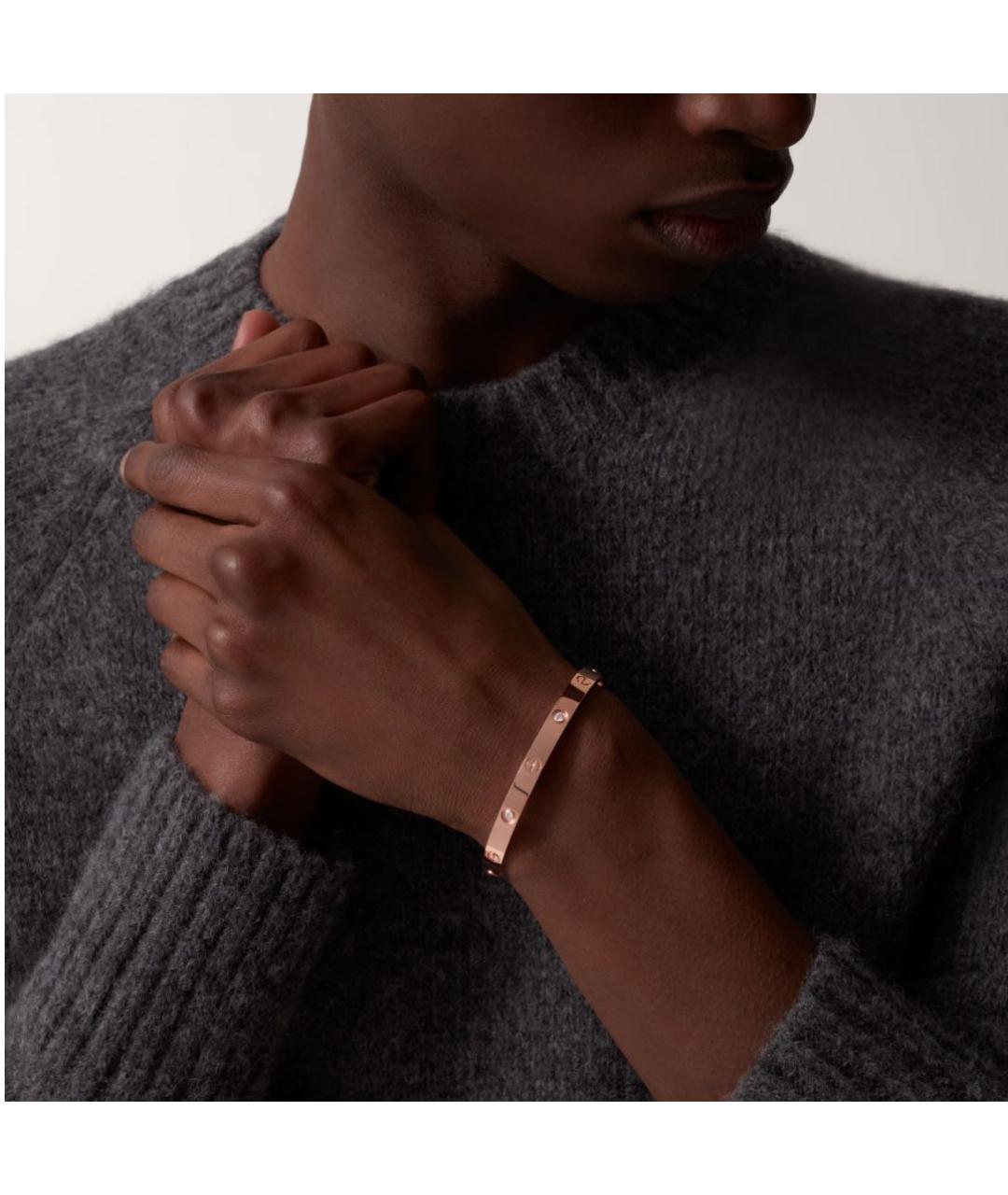 CARTIER Розовый браслет из розового золота, фото 3