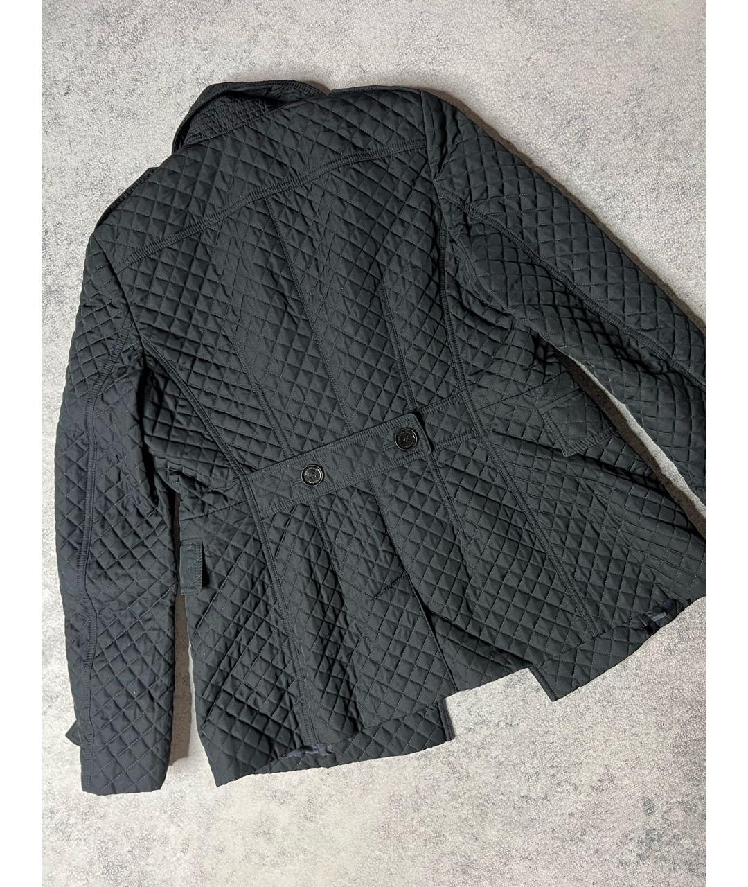 BURBERRY Черная полиэстеровая куртка, фото 6