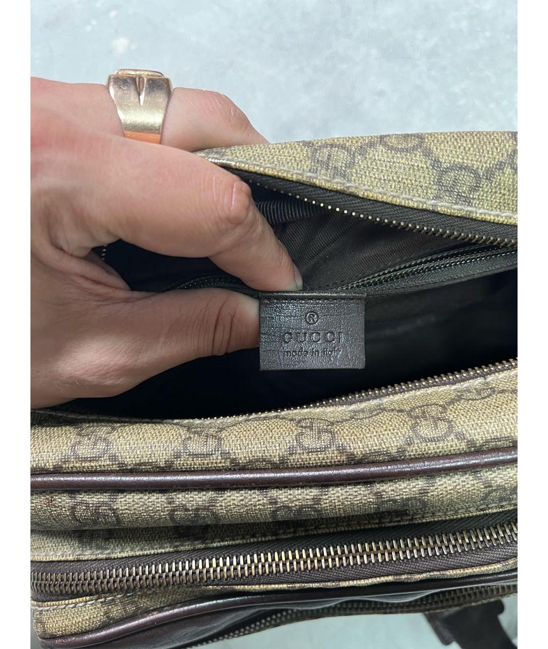 GUCCI Бежевая сумка на плечо, фото 5