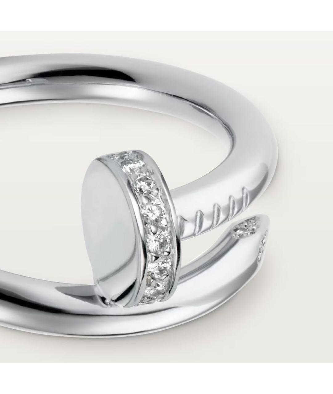 CARTIER Белое кольцо из белого золота, фото 5