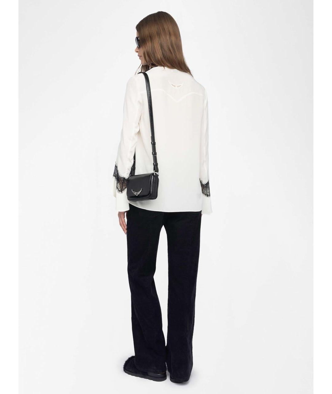 ZADIG & VOLTAIRE Белая шелковая блузы, фото 4