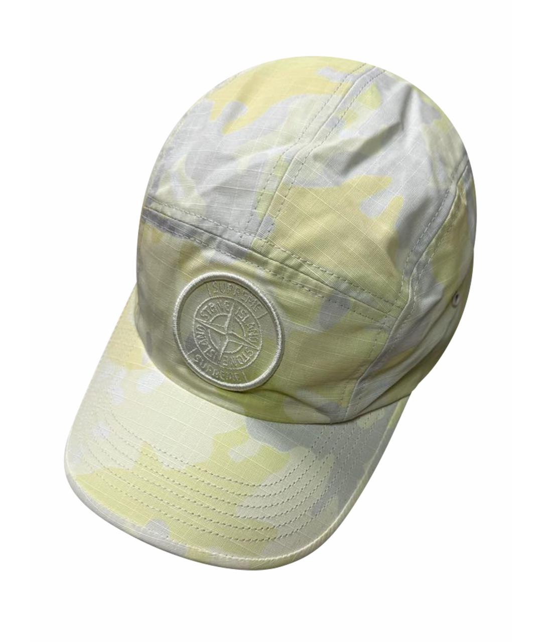 STONE ISLAND Желтая кепка/бейсболка, фото 1