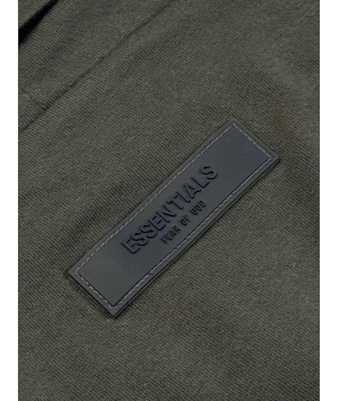 FEAR OF GOD ESSENTIALS Хаки хлопковая водолазка, фото 5