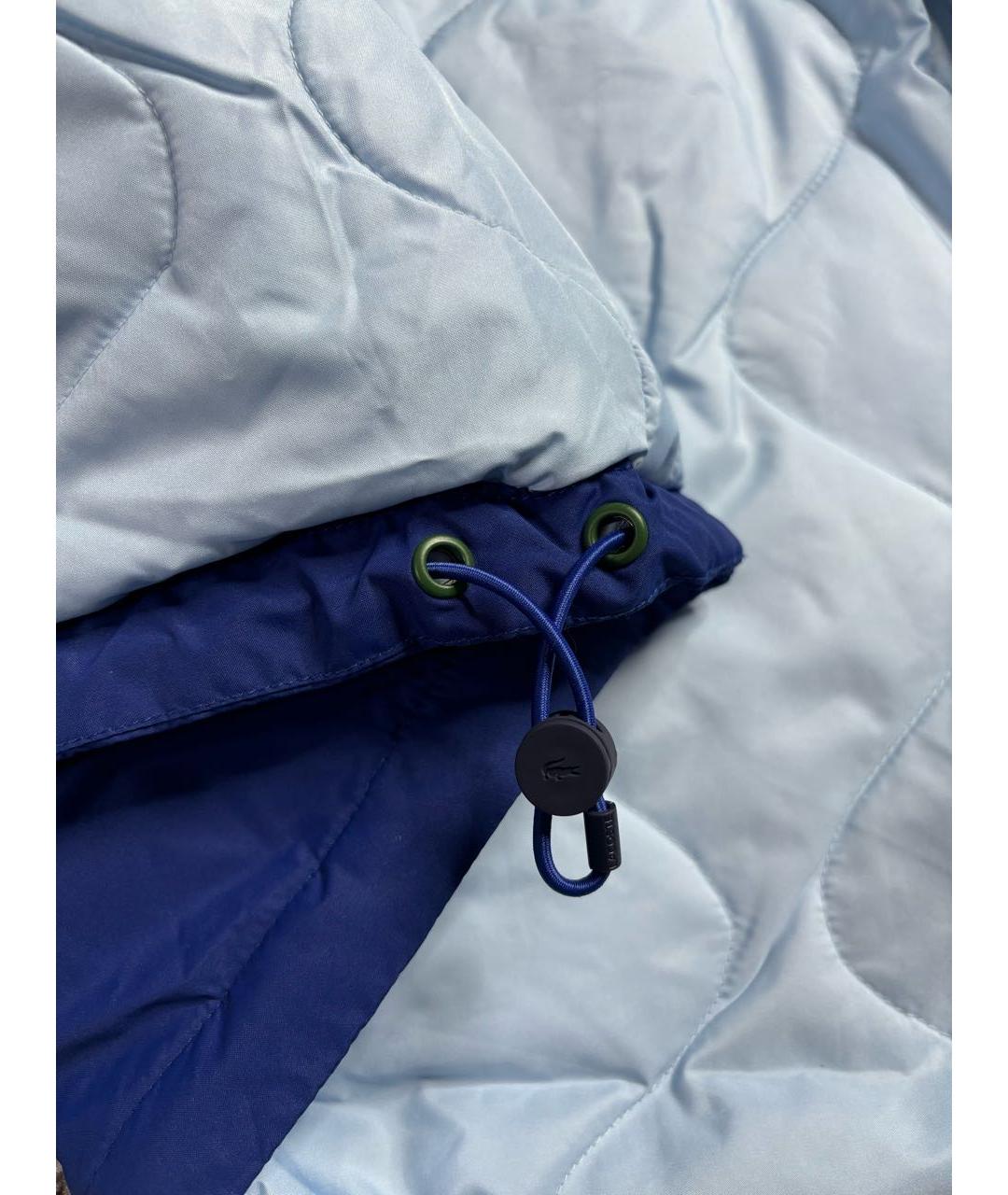 LACOSTE Темно-синяя полиэстеровая куртка, фото 4