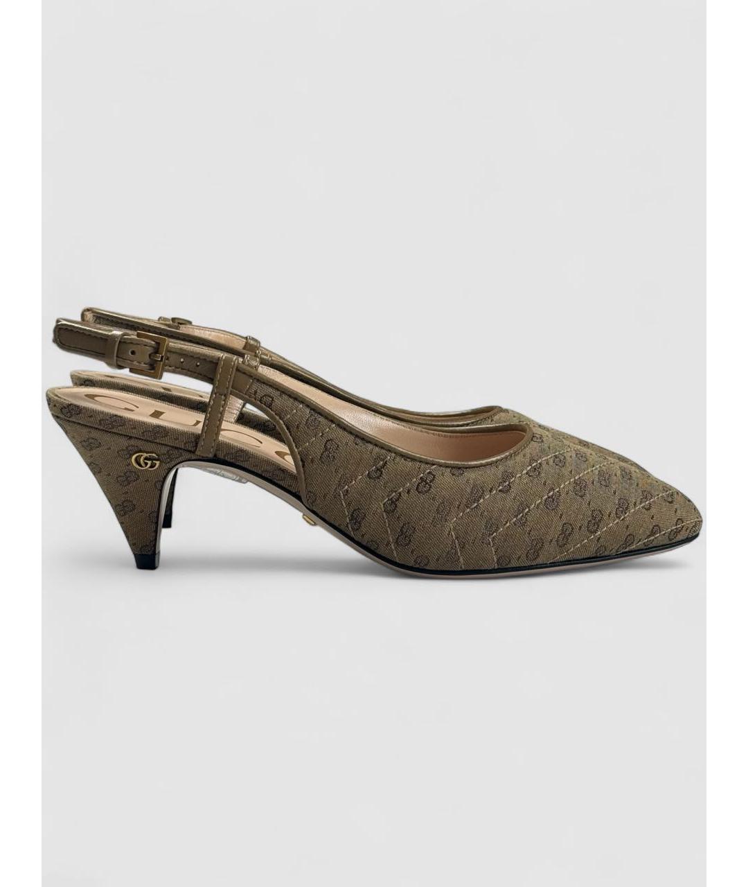 GUCCI Коричневые туфли, фото 6