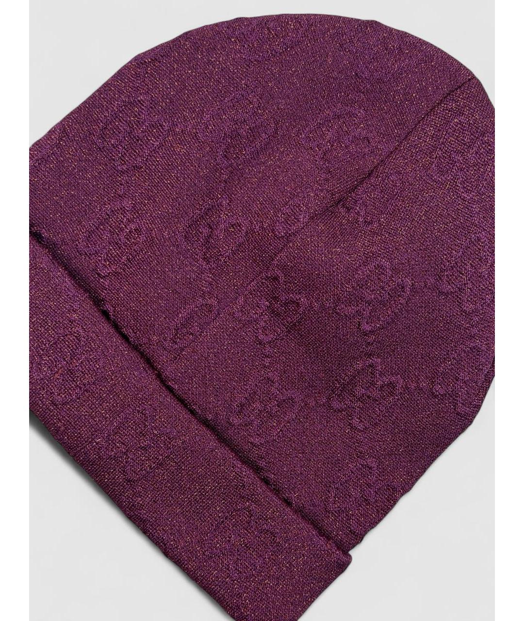 GUCCI Бордовая шапка, фото 2