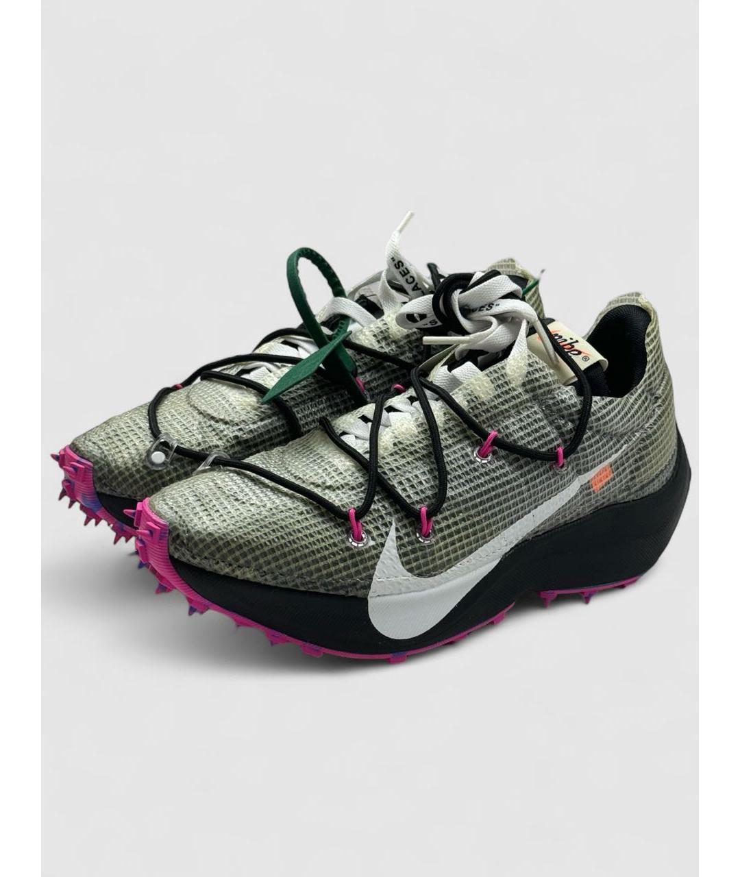 NIKE X OFF-WHITE Серебряные кроссовки, фото 3